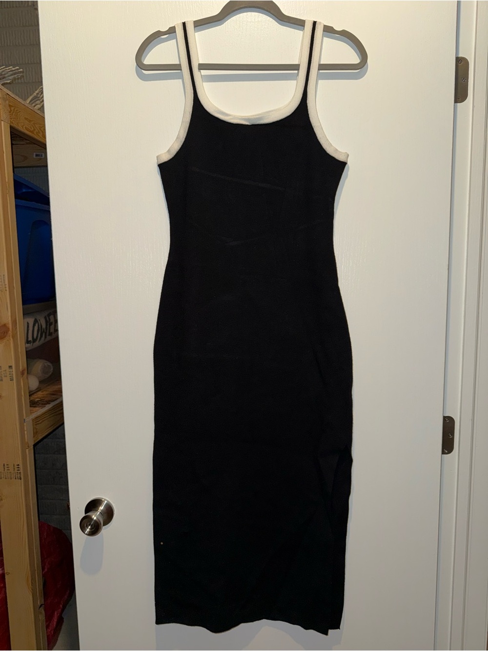 Knit tank midi dress